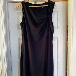 David Meister Looped Neckline Cocktail Dress